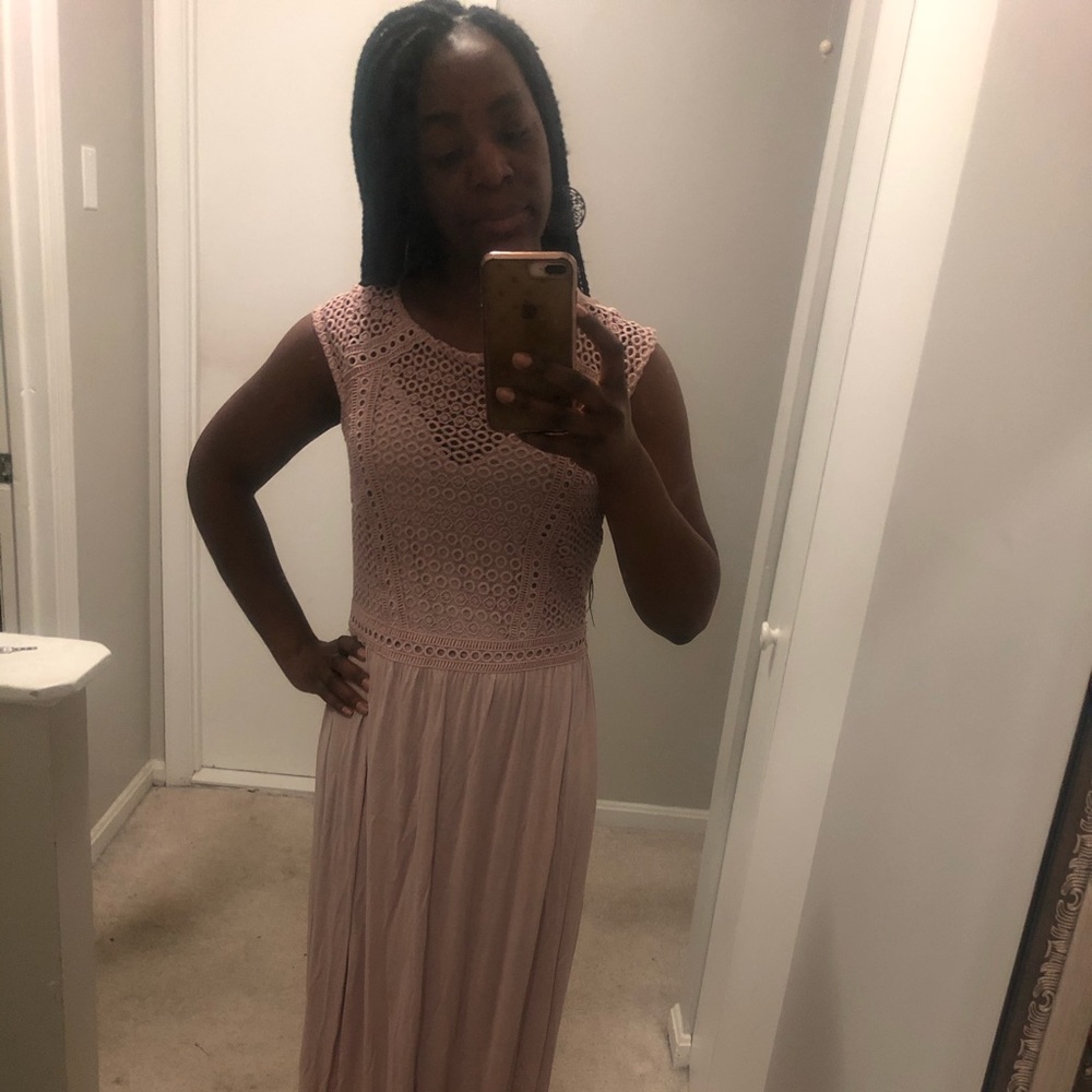 H&M Blush Maxi Dress | Size M